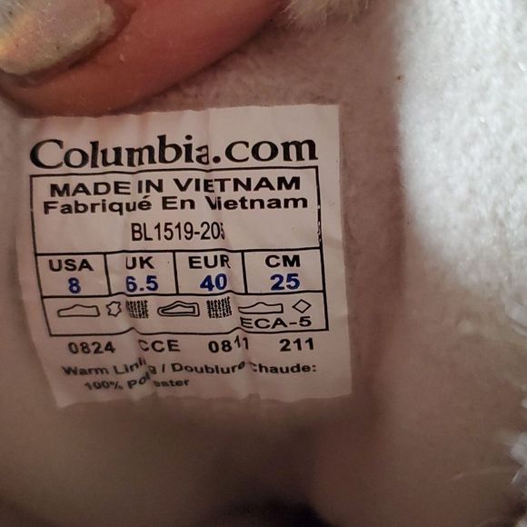 Columbia Sierra Summette Waterproof Leather Mid Calf Insulated Winter Boot Sz 8 - Picture 6 of 12